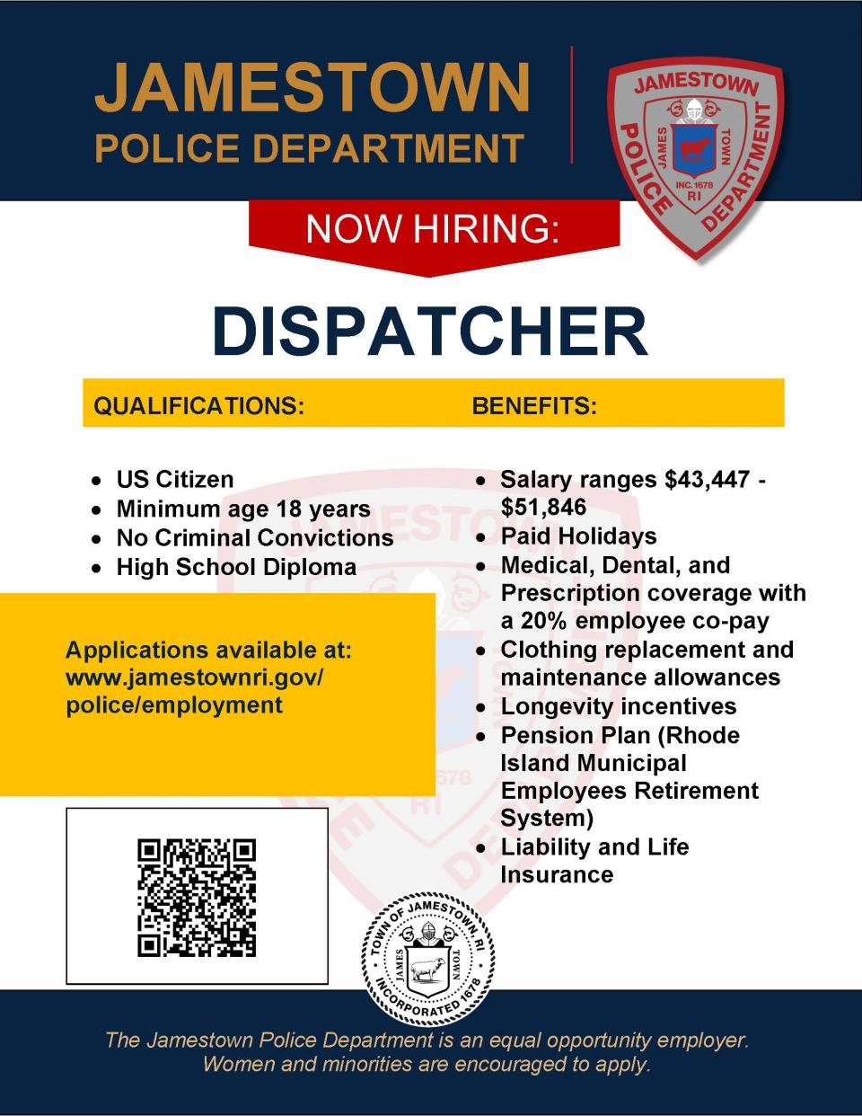 2024 Jamestown Dispatcher Poster